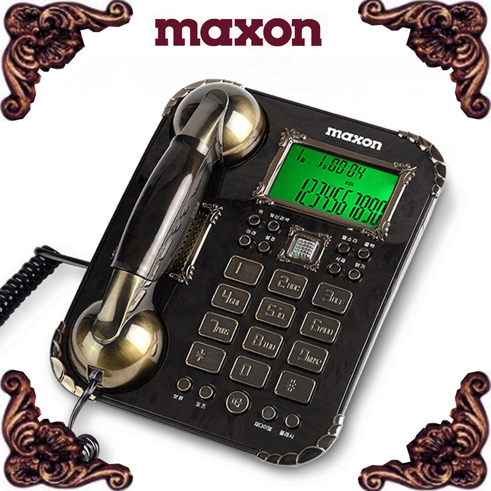 맥슨 엔틱 빈티지스타일 CID유선전화기 560