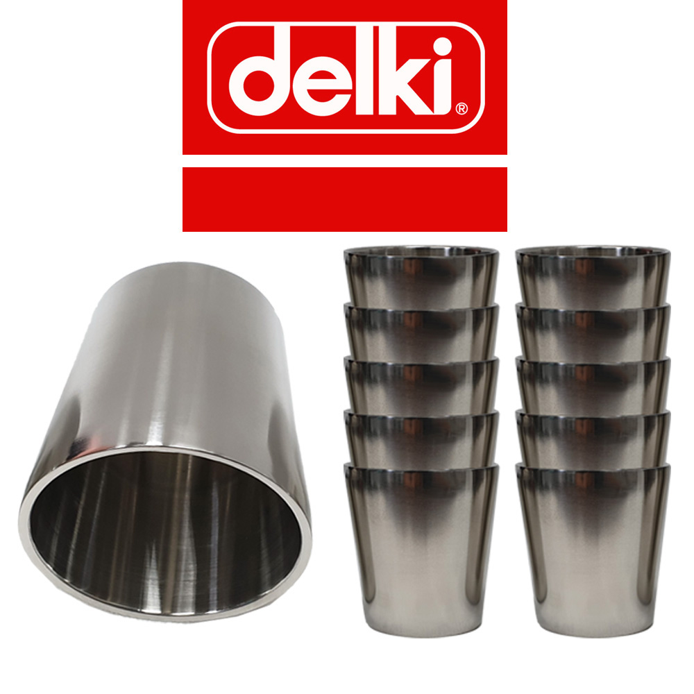 델키 스텐레스 두꺼운 보온물컵 중형 10개